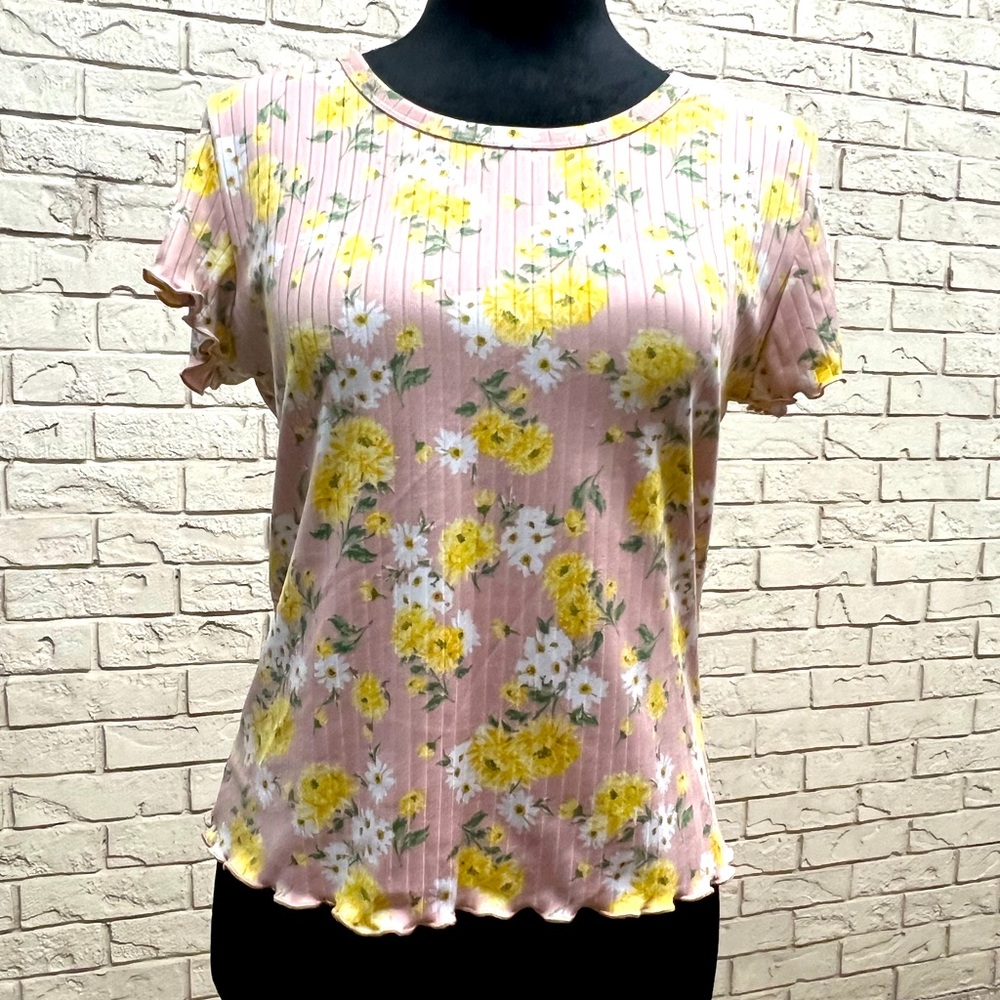 Ribbed tee super soft